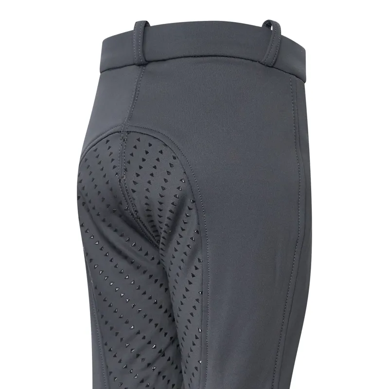 Easy Rider Joy Full Grip Junior Winter Breeches - Magnet Grey-2